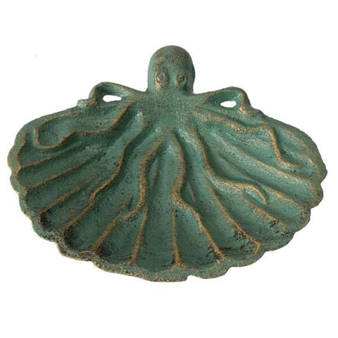 Octopus Metal Shell Trinket Dish