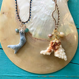 Mermaid Tail Coral Necklace