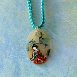 Geisha Stone Necklace