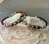 Pearl Trio Leather Bracelet