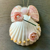 Rose Stem Seashell Angel