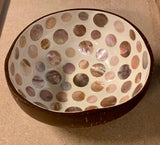Mother-of-Pearl Coconut Bowl