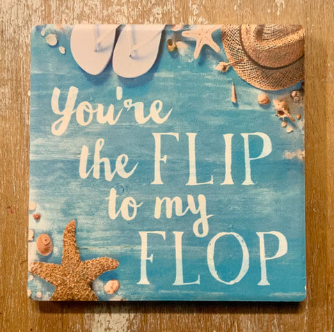 Flip to my Flop Coaster
