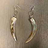Abalone Tusk Earrings