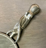 Octopus Pewter Magnifying Glass