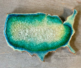 Coastal Pottery Art Coaster