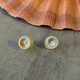 Seashell Wave Abalone Earrings
