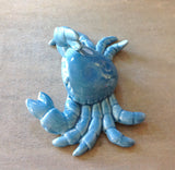 Blue Crab Ceramic Decor