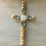 Seashell Cross Wall Decor