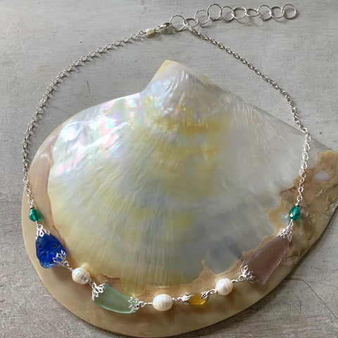 CA Seaglass Princess Necklace