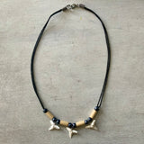 Shark Tooth Trio Necklace