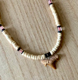 Shark Tooth Neutral & Pastel Necklace