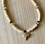 Shark Tooth Neutral & Pastel Necklace