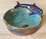 Dolphin Artisan Pottery Dish