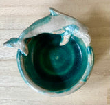 Dolphin Artisan Pottery Dish