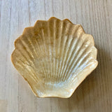 Golden Capiz Scallop Bowl