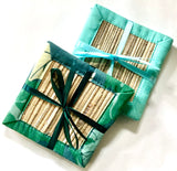 Ocean Hues Hyacinth Coaster Set