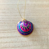 Painted Shell Ornament
