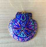 Painted Shell Ornament