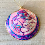 Painted Shell Ornament