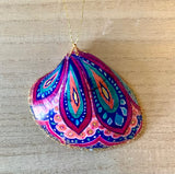 Painted Shell Ornament