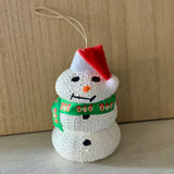 Sea Urchin Snowman Ornament