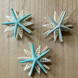 Double Star Shell Ornament