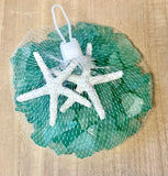 Starfish Figurine Seaglass Bag