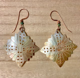 MOP Lace Diamond Earrings