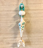 Pearl Tail Mermaid Shell Ornament