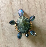 Jeweled Sea Turtle Figurine