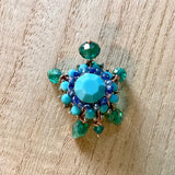 Jeweled Sea Turtle Figurine