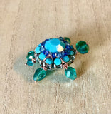 Jeweled Sea Turtle Figurine