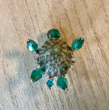 Jeweled Sea Turtle Figurine
