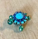 Jeweled Sea Turtle Figurine