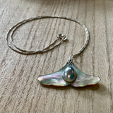 Whale Tail Abalone Necklace