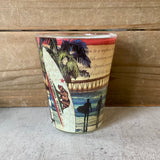 CA Surfers Pier Shot Glass