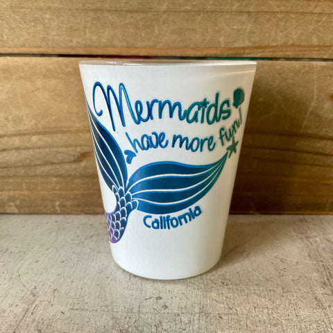 Mermaid Fun CA Shot Glass