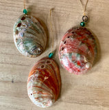 Polished Red Abalone Ornament