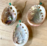 Polished Red Abalone Ornament
