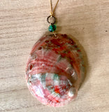 Polished Red Abalone Ornament