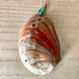 Polished Red Abalone Ornament