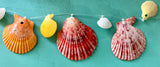 Rainbow Scallop Seashell Garland