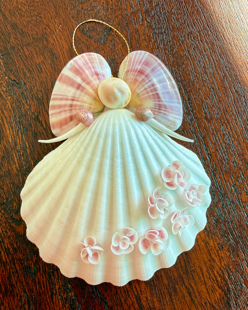 Apple Blossom Seashell Angel