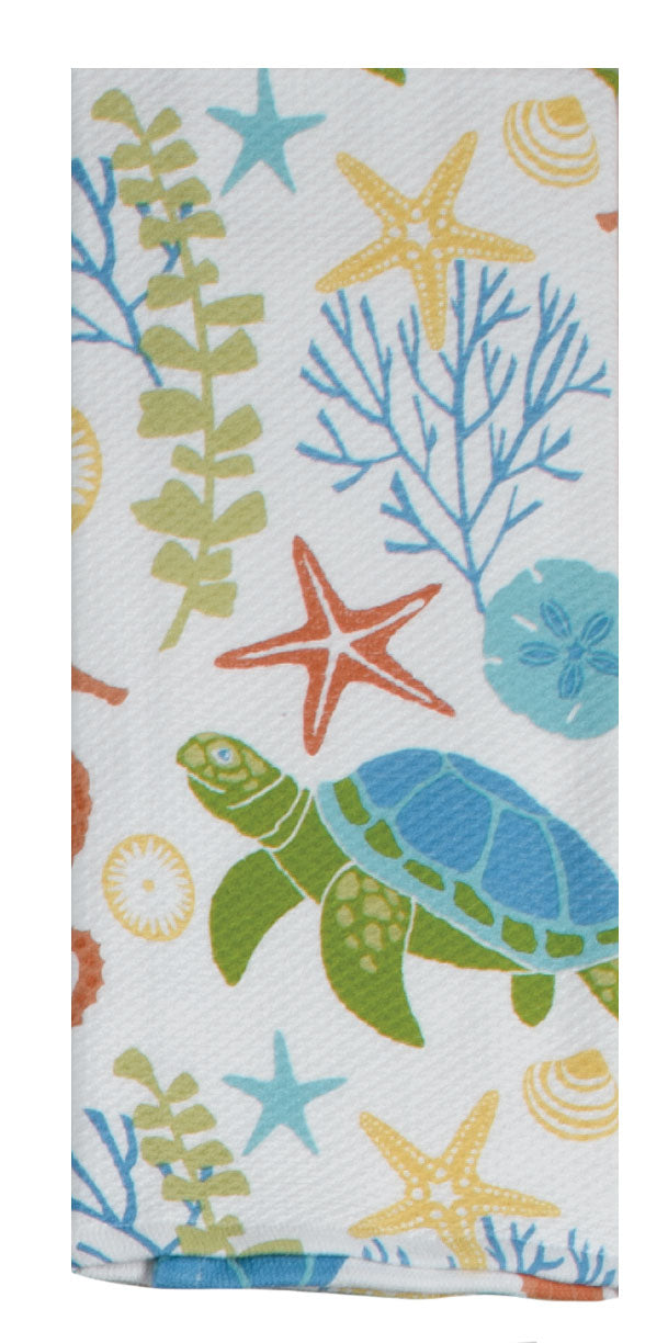 Aqua Sea Life Kitchen Towel Set – Sea Things Ventura