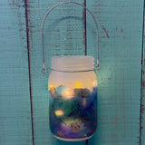 Aquatic Mason Jar Lanterns