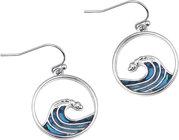 Paua Wave Earrings