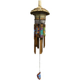 Tiki Hut Bamboo Windchime