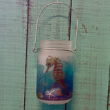 Aquatic Mason Jar Lanterns