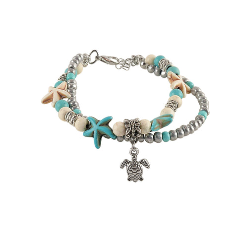 Sea Turtle Charm Bracelet